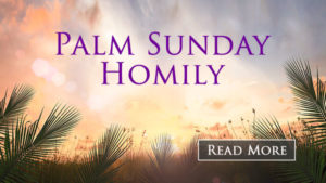 Palm Sunday Homily